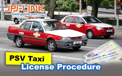 PSV Taxi License Procedure  JPJ Link